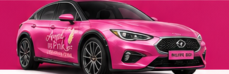 Angel in Pink branded car